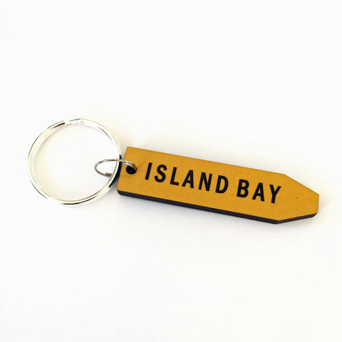 Give Me A Sign Island Bay Key Ring