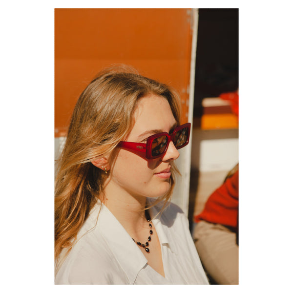 The Lulus Sunnies in Red