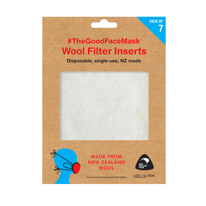 Wool Filter Inserts for Facemasks