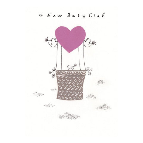 A New Baby Girl, Greeting Card