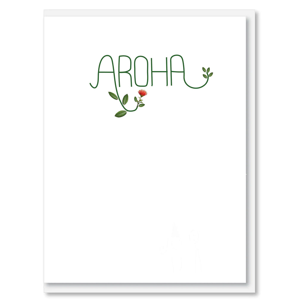 Aroha Greeting Card by icandy.