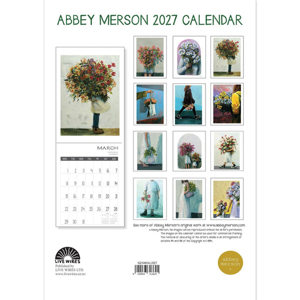 Abbey Merson 2027 Calendar
