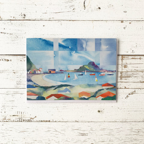 Stylised Island Bay - Greeting Card