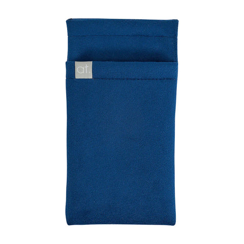Velvet Double Glasses Case, Navy