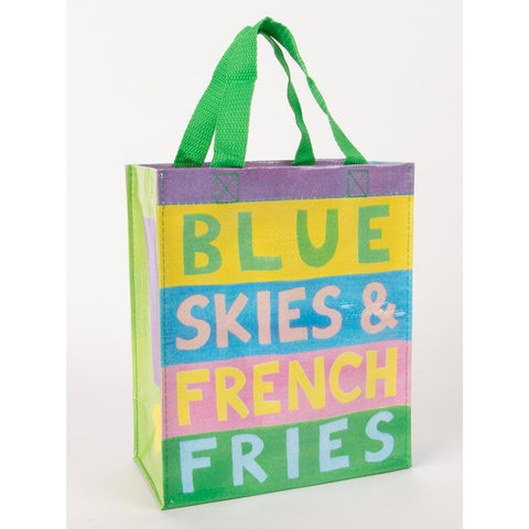 Blue Skies & French Fries Handy Tote Bag