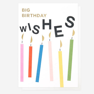 Big Birthday Wishes - Greeting Card