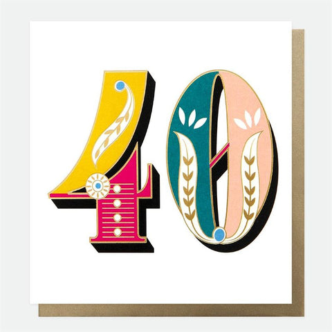 Carnival Age 40 - Greeting Card