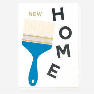 New Home Paint Brush - Greeting Card