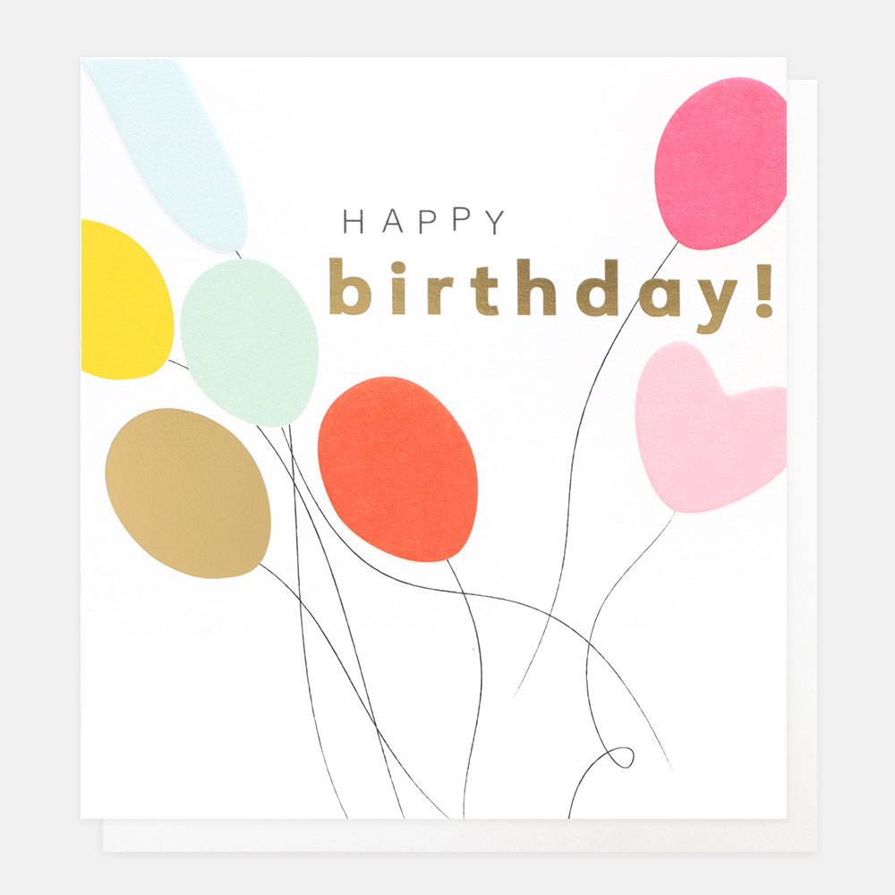 Topsy Turvy Happy Birthday - Greeting Card