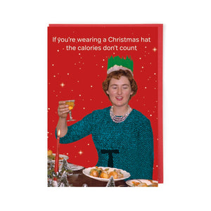 Christmas Hat - Greeting Card