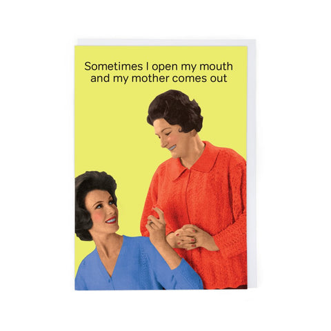 My Mother - Greeting Card