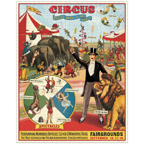 Circus 1000 Piece Vintage Jigsaw Puzzle