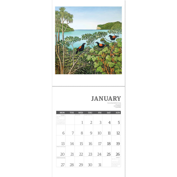 Clare Reilly New Zealand Calendar 2025