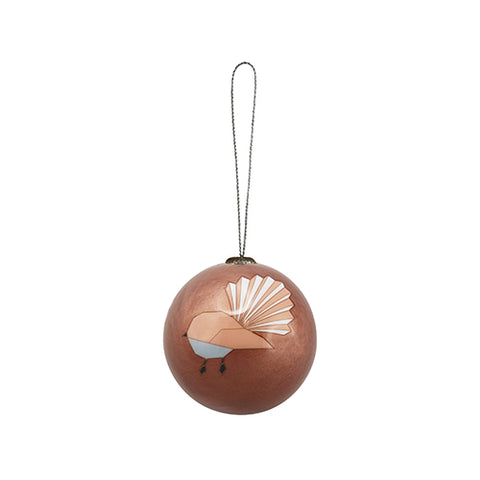 Geo Fantail Christmas Bauble