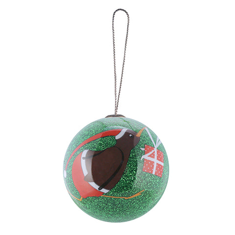Kiwi Present Christmas Bauble