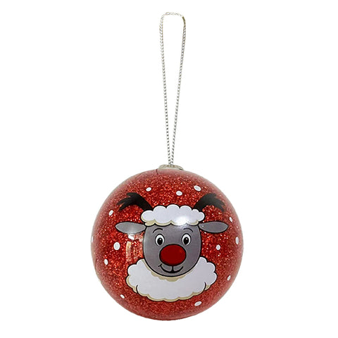 Reindeer Sheep Christmas Bauble