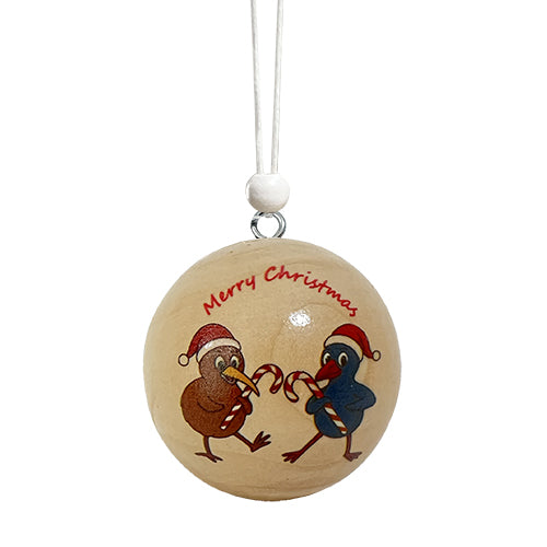 Eco Natural Wooden Christmas Bauble