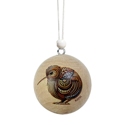 Eco Natural Wooden Christmas Bauble