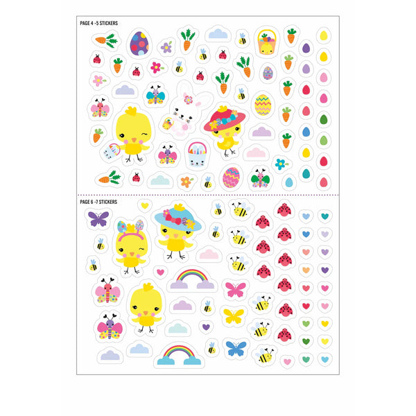 Easter Sticker Scene Fun