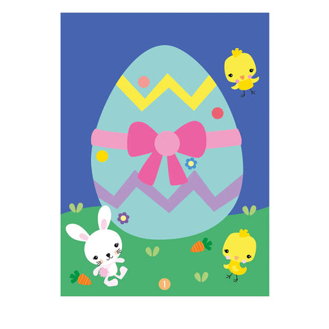 Easter Sticker Scene Fun