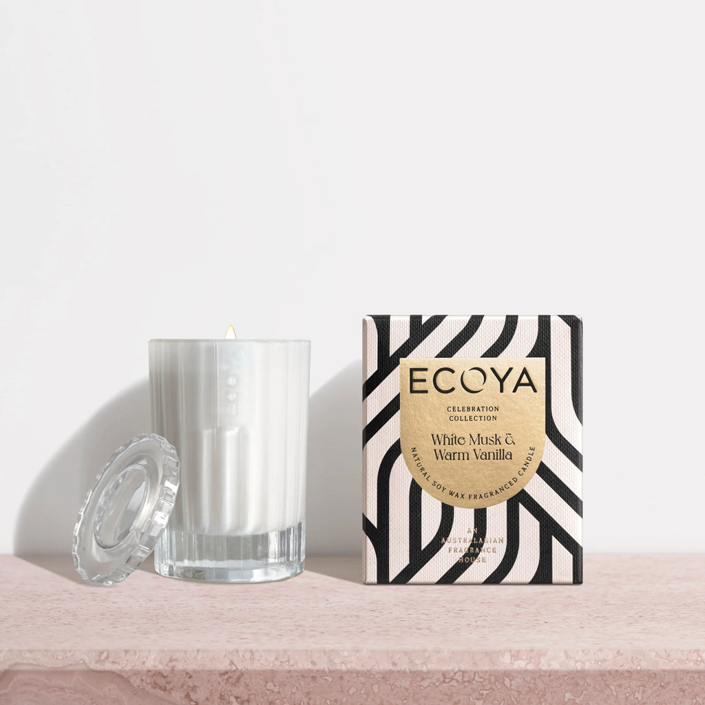 White Musk & Warm Vanilla Mini Celebration Candle