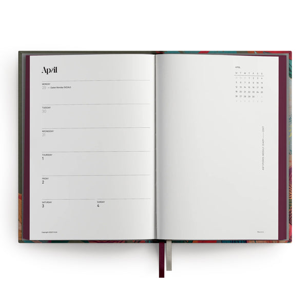 Antipodes Weekly Diary 2027