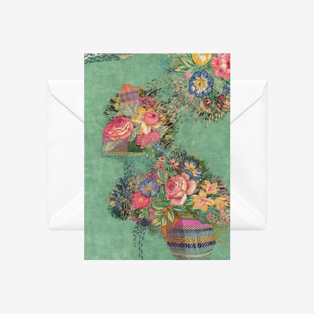 Vintage Roses - Greeting Card