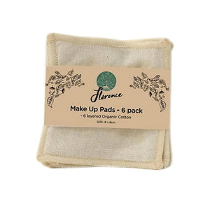 Organic Cotton Make Up Wipes 6pk