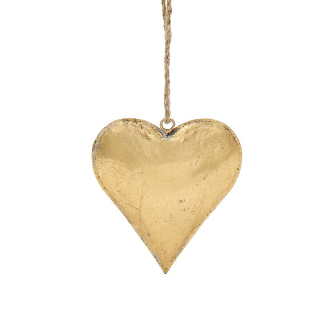 Antique Gold Hanging Heart