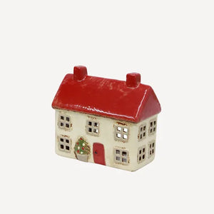 Alsace Tea Light Cottage Christmas Stone