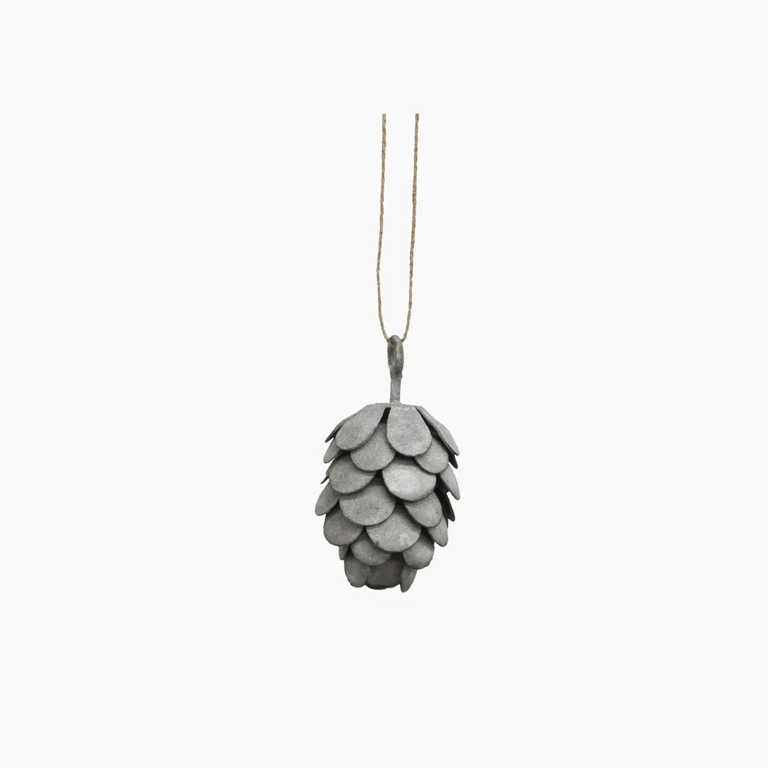 Ash Grey Pinecone Christmas Decoration