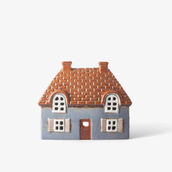 Cotswolds Cottage Tea Light Cottage - Blue