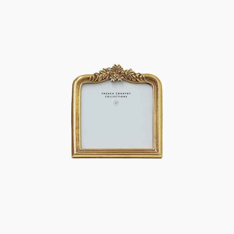 Floral Gold Shaped Photo Frame