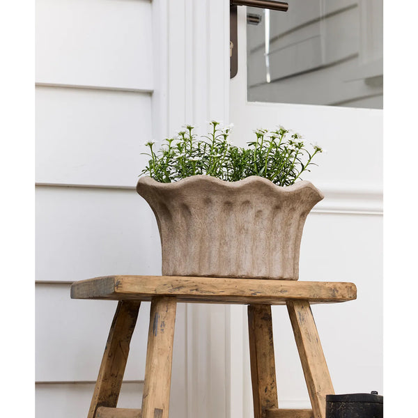 Terra Fluted Oval Planter