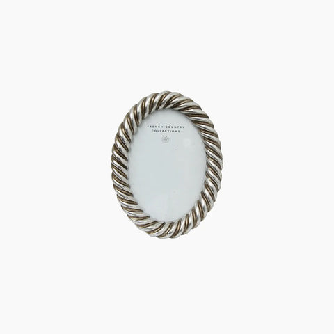 Thick Rope Oval Photo Frame 4x6