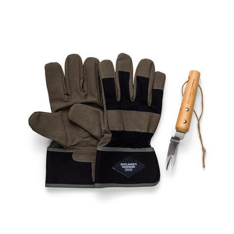 Garden Gloves & Root Lifter