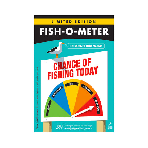 Fish-O-Meter Fridge Magnet