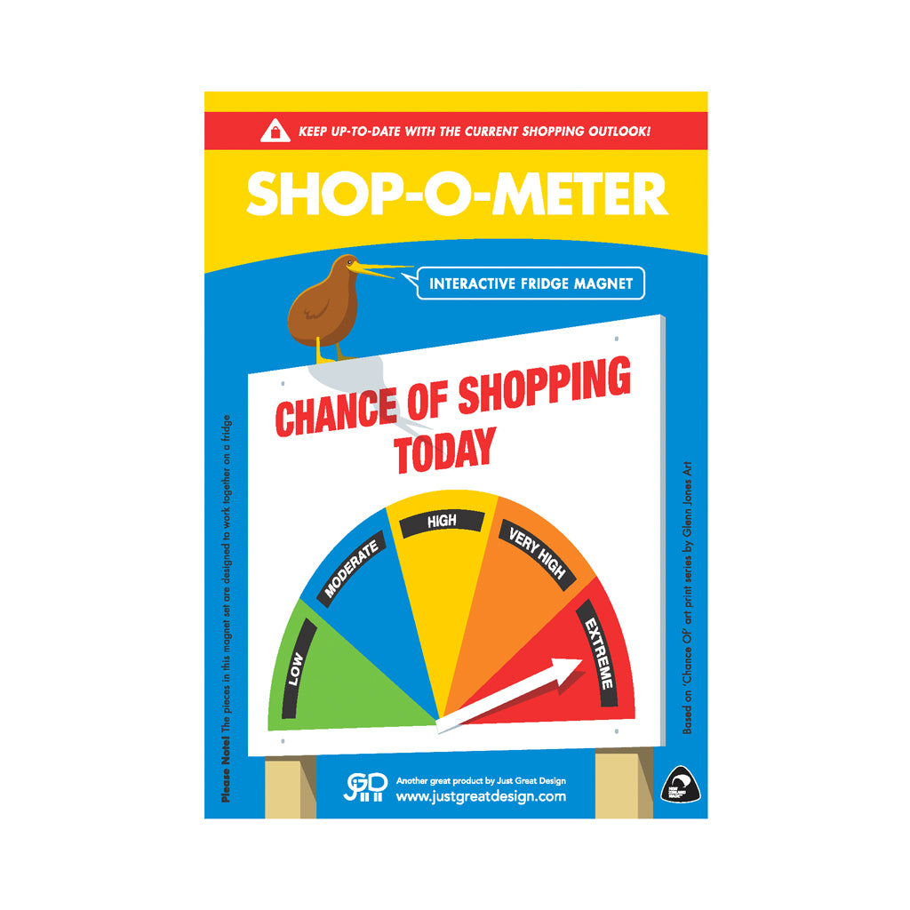 Shop-O-Meter Fridge Magnet