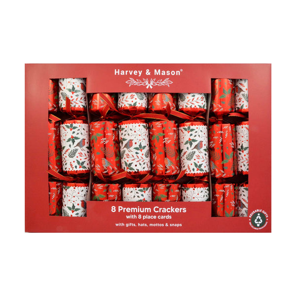 8 Premium Christmas Crackers