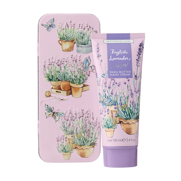 English Lavender Hand Cream 100ml Tin