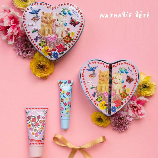 Nathalie Lete Hand & Lip Heart Shaped Tin
