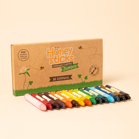 Beeswax Crayons Jumbos 16pk