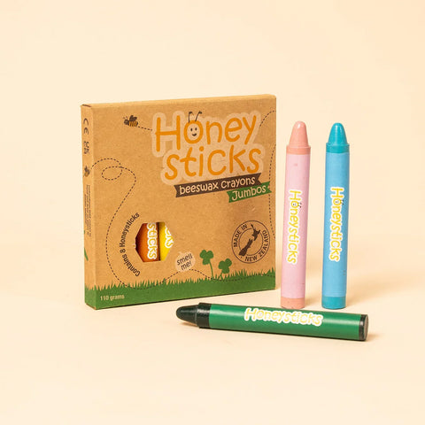 Beeswax Crayons Jumbos 8pk