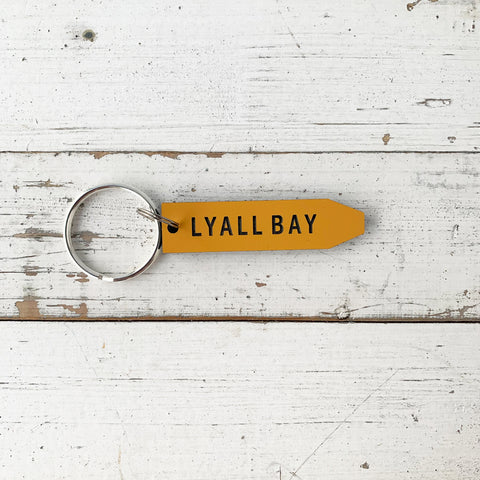 Give Me A Sign Lyall Bay Key Ring