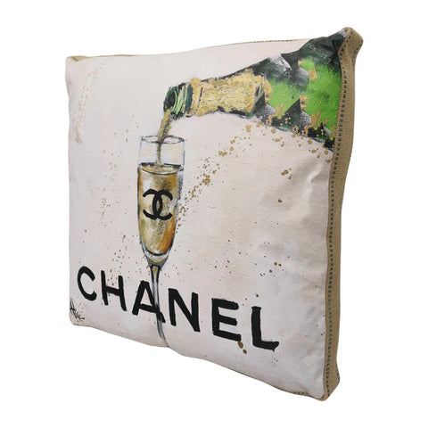 Champagne Couture Cushion