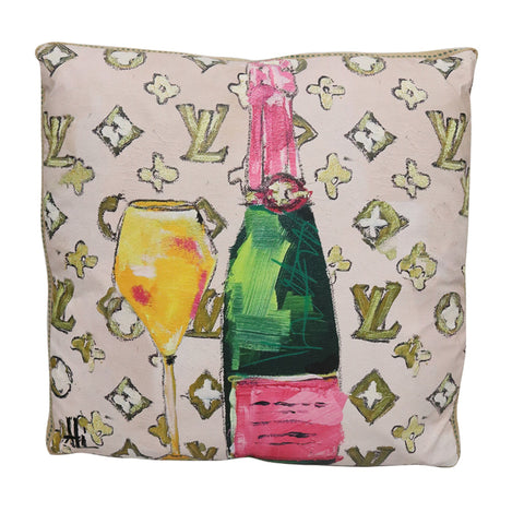 Champagne Couture Cushion