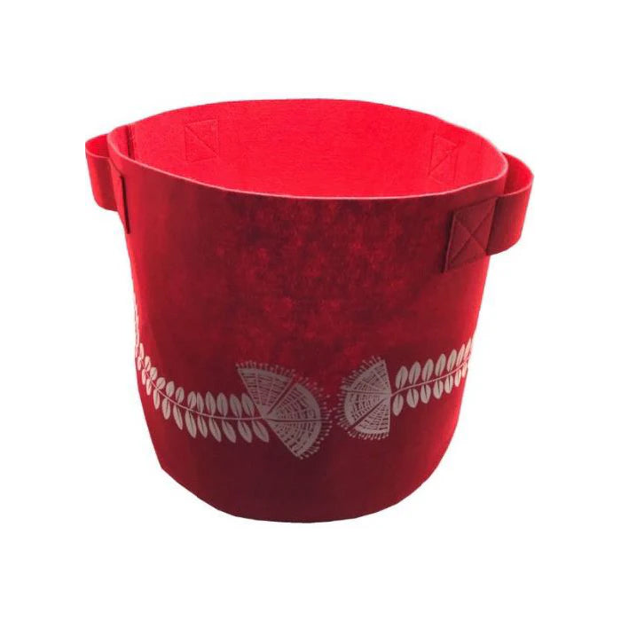 Pohutukawa 7 Gallon Ecofelt Bag, Red