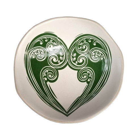 Aroha Fern Green & White 7cm Bowl
