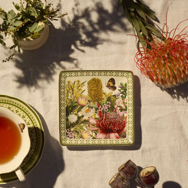 Botanical Blooms - Square Trinket Tray