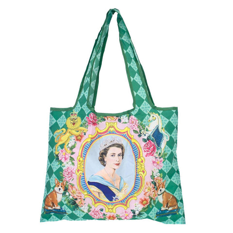 Her Majesty The Queen Foldable Shopping Bag